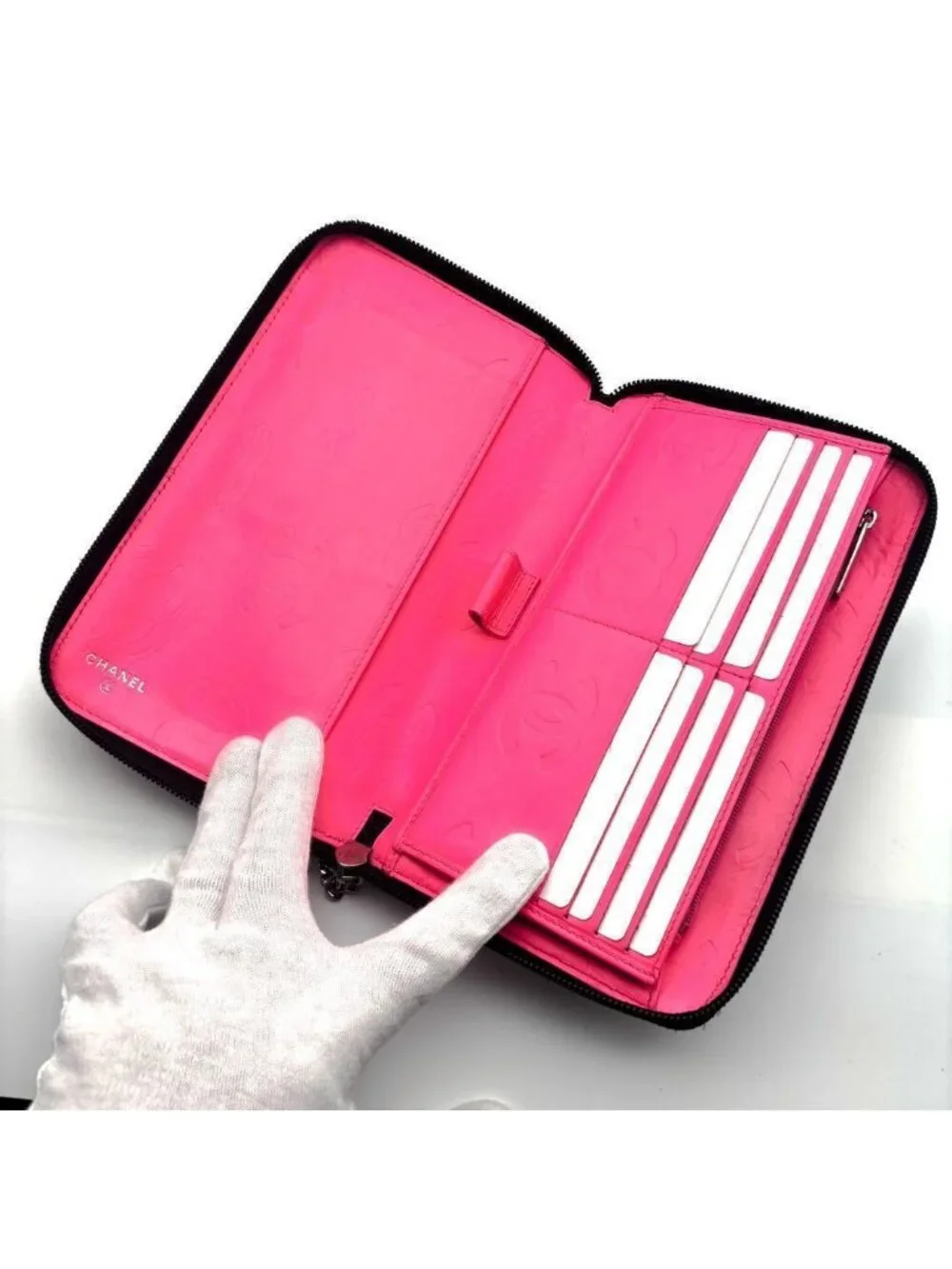 Chanel Wallet Cambon Zip Around Organizer